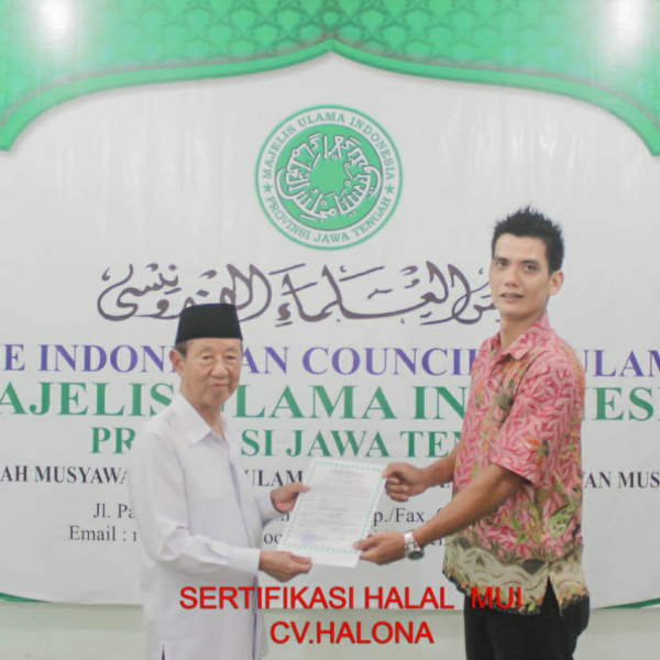 HALAL Certificate Produk CV HALONA
