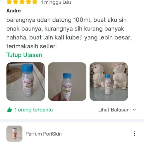 Ulasan Tokopedia- 01- Produk Maklon PKRT